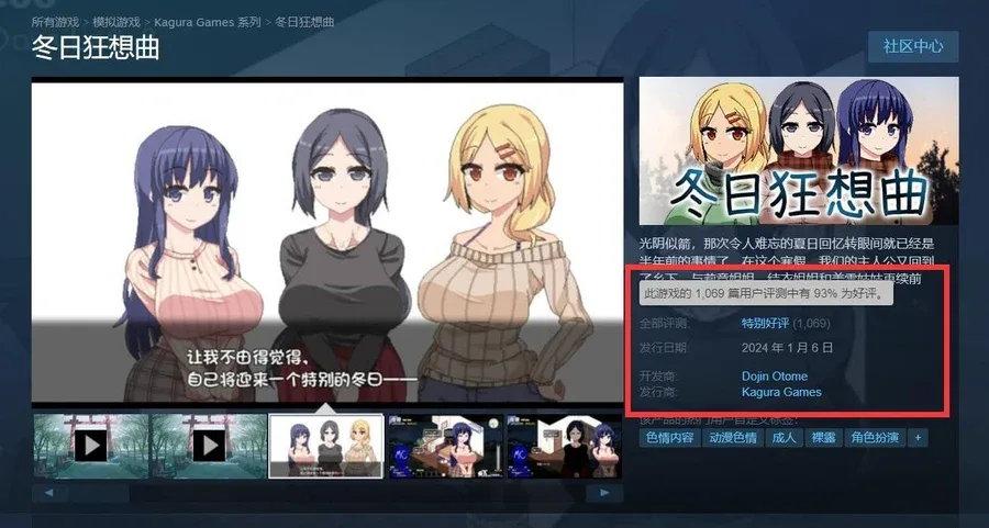 冬日狂想曲 冬日狂想曲游戏攻略全流程 封面图